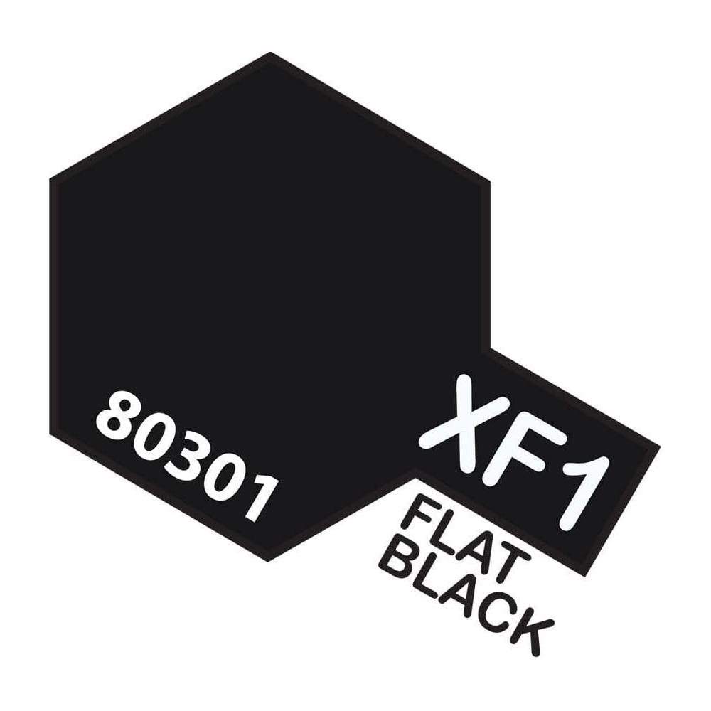 TAMIYA XF-1 Flat Black Enamel Paint 10ml