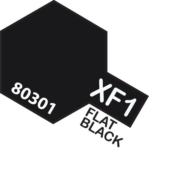 TAMIYA XF-1 Flat Black Enamel Paint 10ml