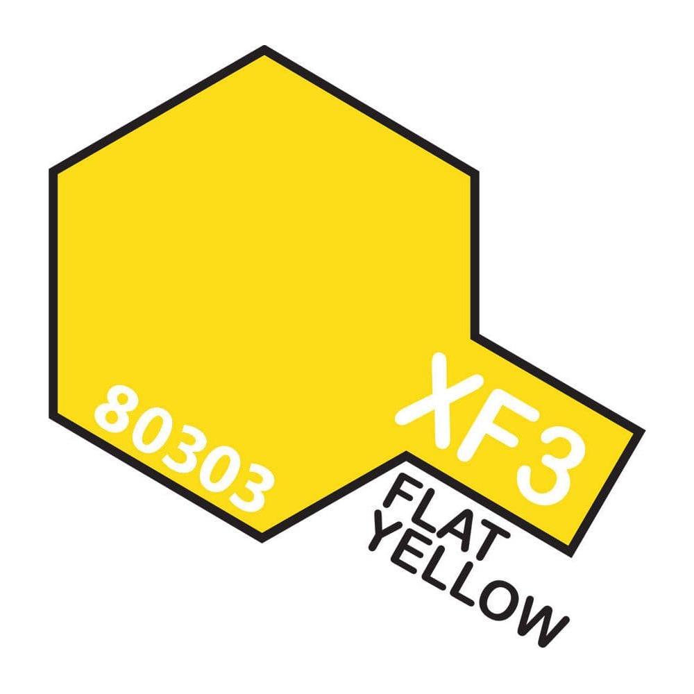 TAMIYA XF-3 Flat Yellow Enamel Paint 10ml