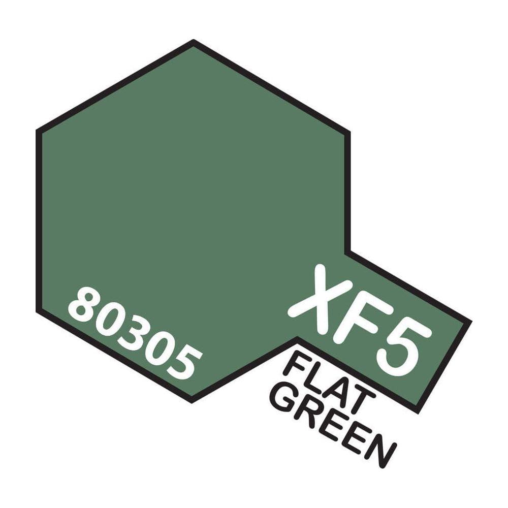 TAMIYA XF-5 Flat Green Enamel Paint 10ml