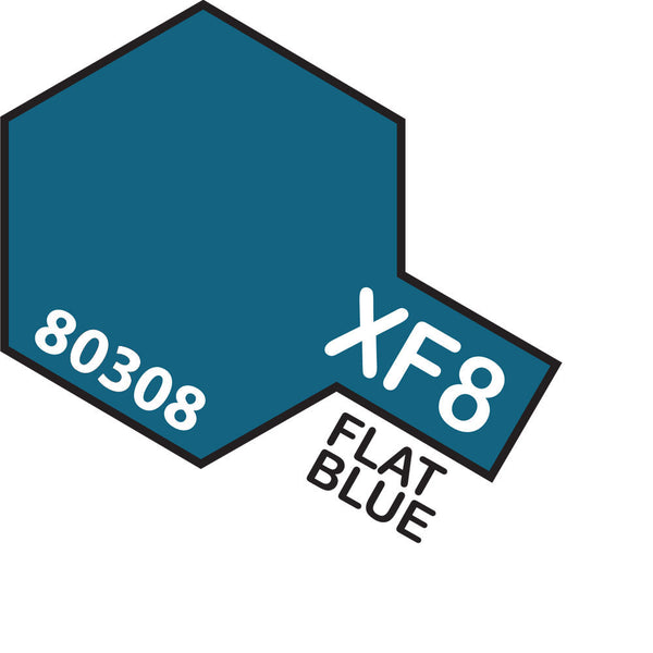 TAMIYA XF-8 Flat Blue Enamel Paint 10ml