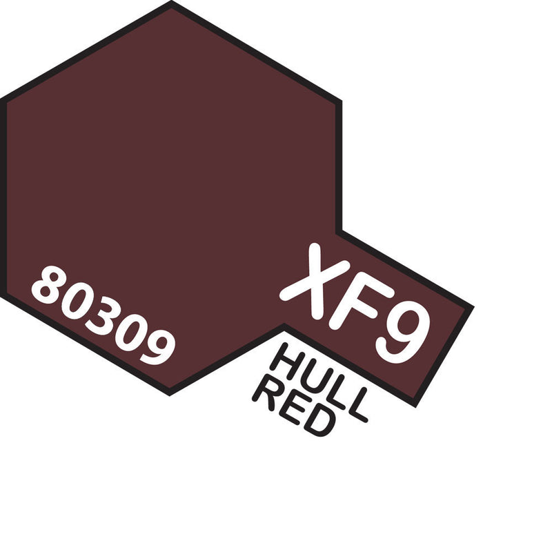 TAMIYA XF-9 Hull Red Enamel Paint 10ml