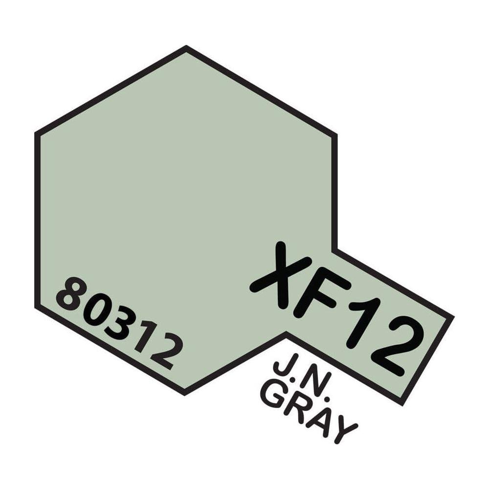 TAMIYA XF-12 J.N. Grey Enamel Paint 10ml