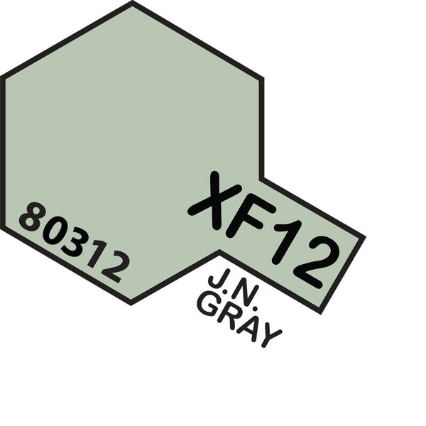 TAMIYA XF-12 J.N. Grey Enamel Paint 10ml