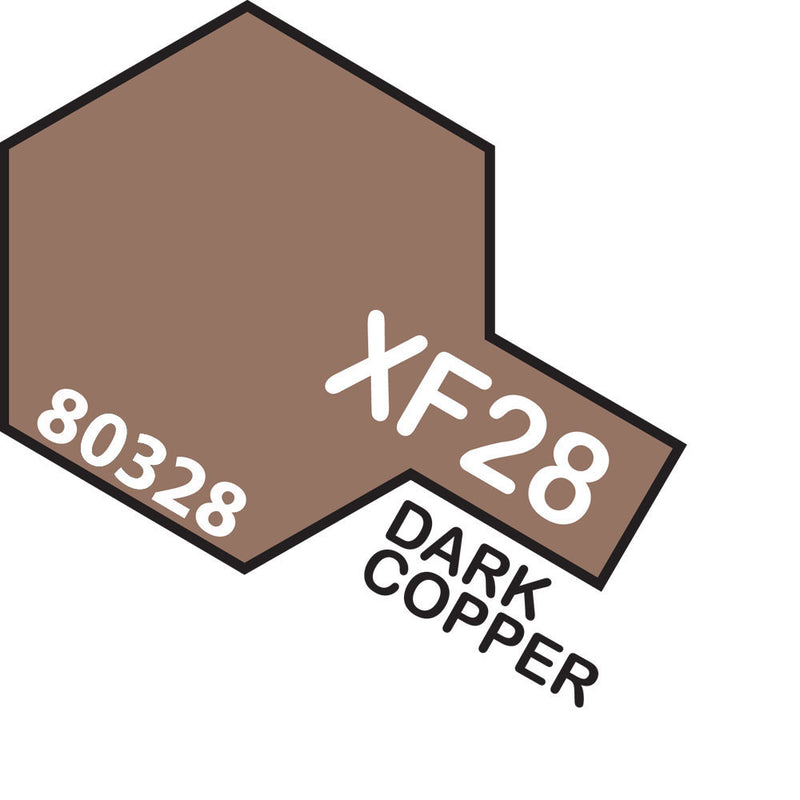 TAMIYA XF-28 Dark Copper Enamel Paint 10ml