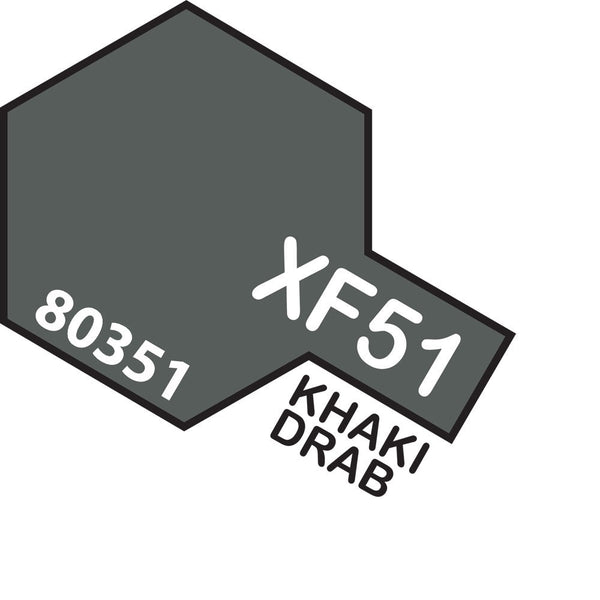 TAMIYA XF-51 Khaki Drab Enamel Paint 10ml