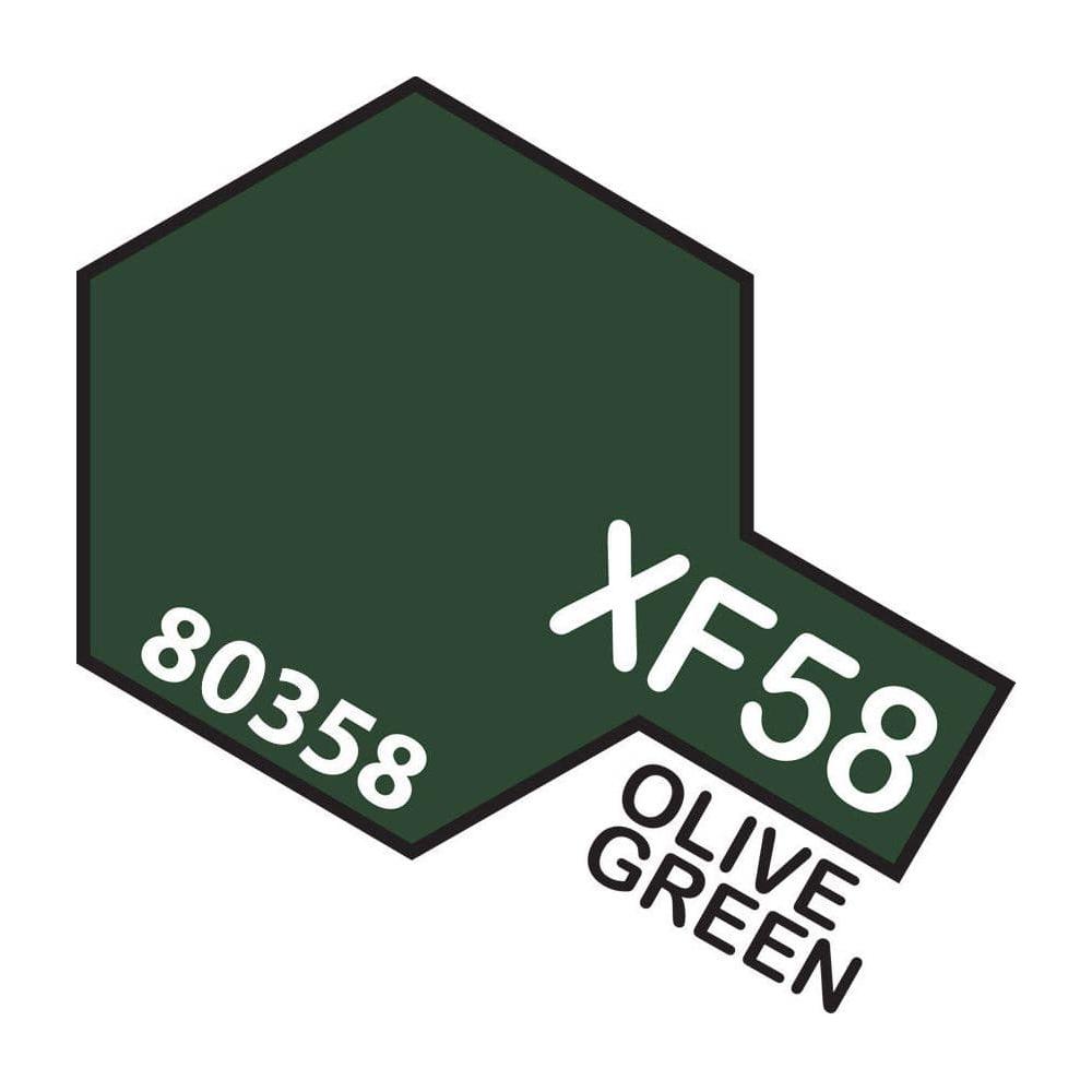 TAMIYA XF-58 Olive Green Enamel Paint 10ml