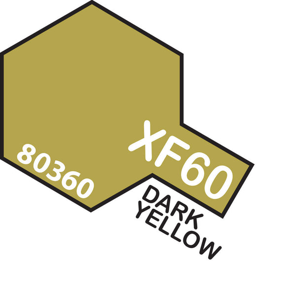 TAMIYA XF-60 Dark Yellow Enamel Paint 10ml