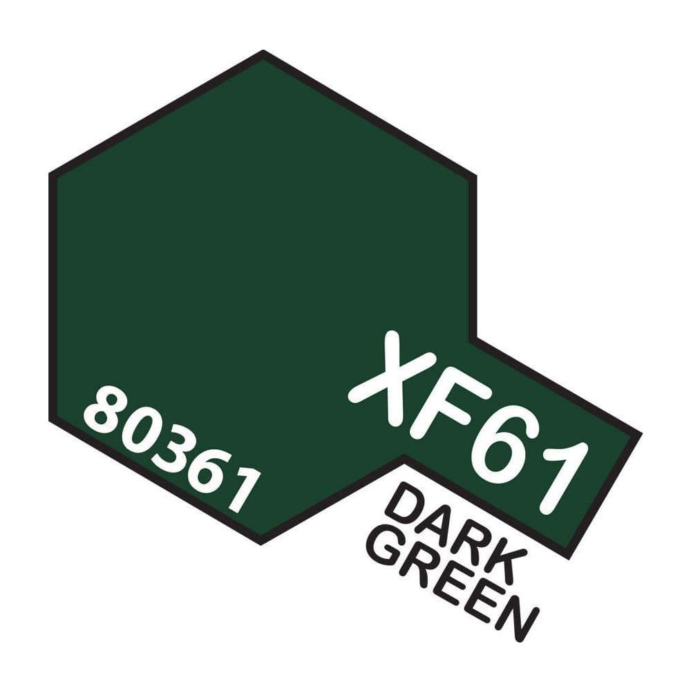 TAMIYA XF-61 Dark Green Enamel Paint 10ml