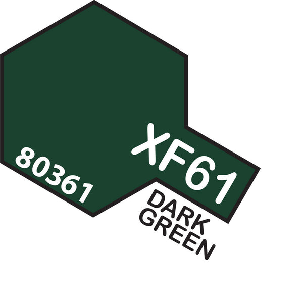TAMIYA XF-61 Dark Green Enamel Paint 10ml