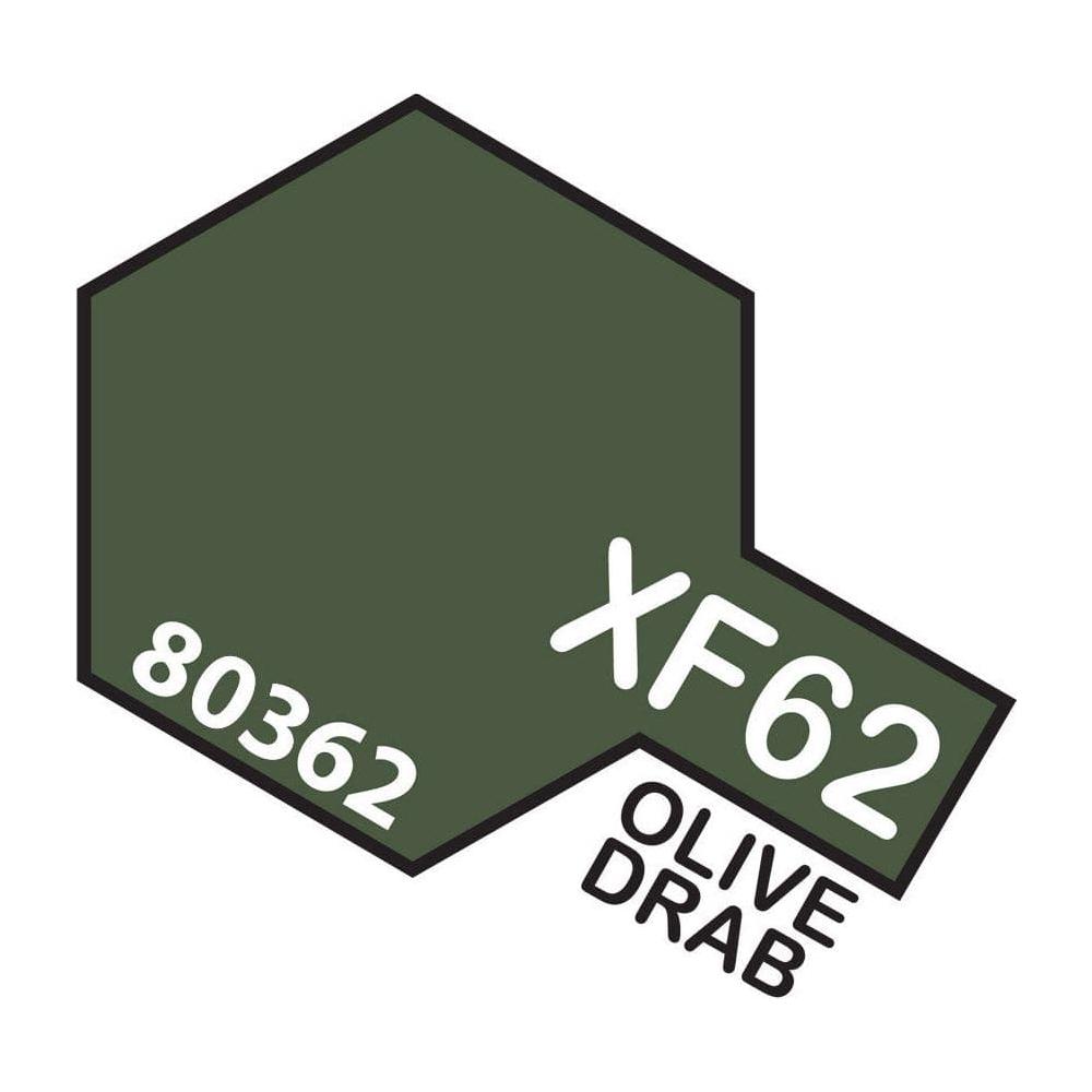 TAMIYA XF-62 Olive Drab Enamel Paint 10ml