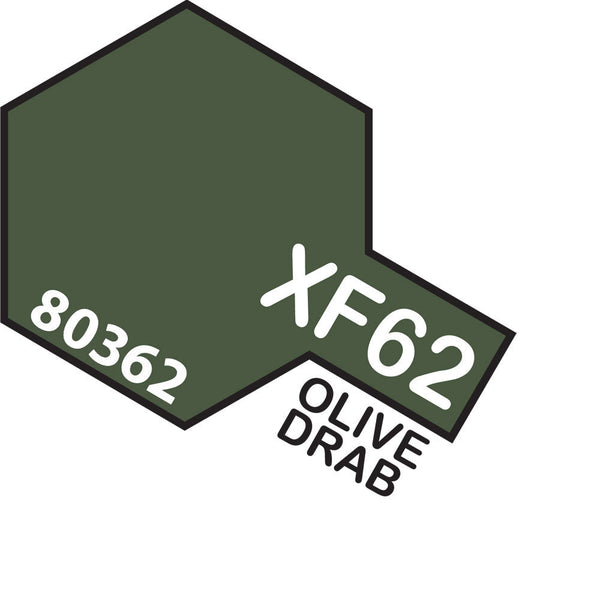 TAMIYA XF-62 Olive Drab Enamel Paint 10ml