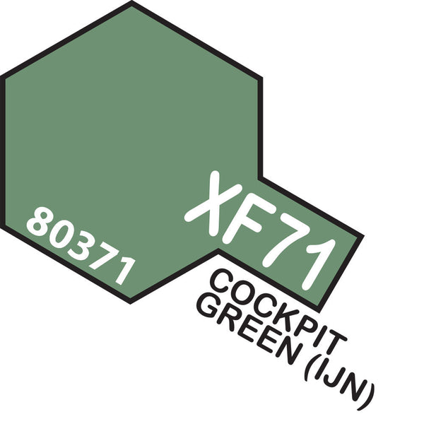 TAMIYA XF-71 Cockpit Green (IJN) Enamel Paint 10ml