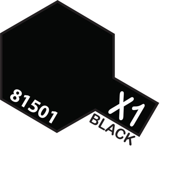 TAMIYA Acrylic Paint X-1 Black 10ml