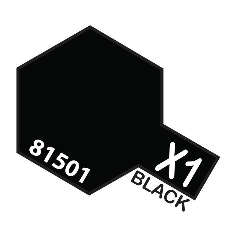 TAMIYA Acrylic Paint X-1 Black 10ml