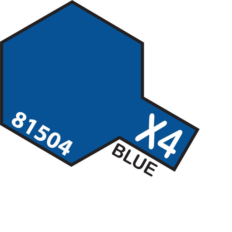 TAMIYA Acrylic Paint X-4 Blue 10ml