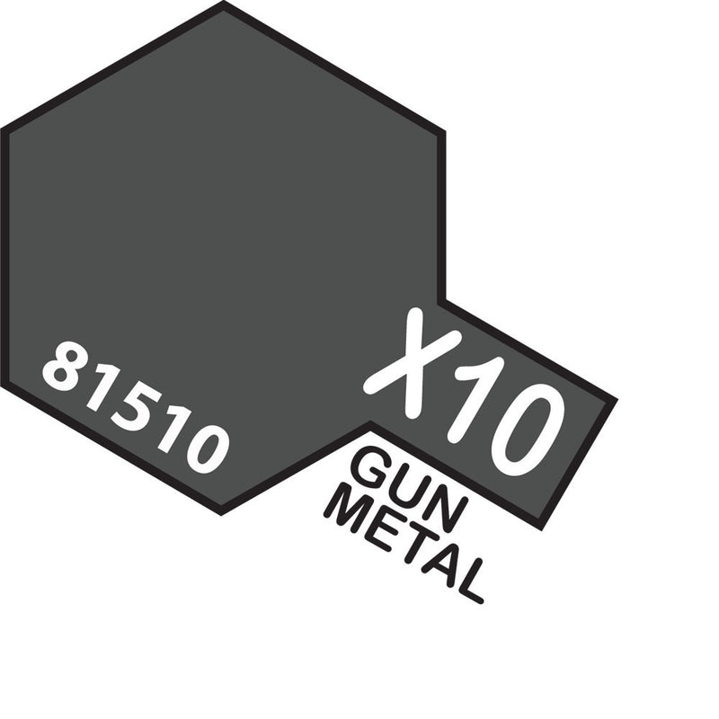 TAMIYA Acrylic Paint X-10 Gun Metal 10ml