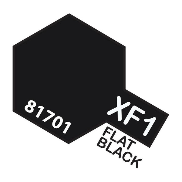 TAMIYA Acrylic Paint XF-1 Flat Black 10ml
