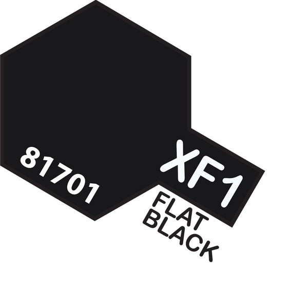 TAMIYA Acrylic Paint XF-1 Flat Black 10ml