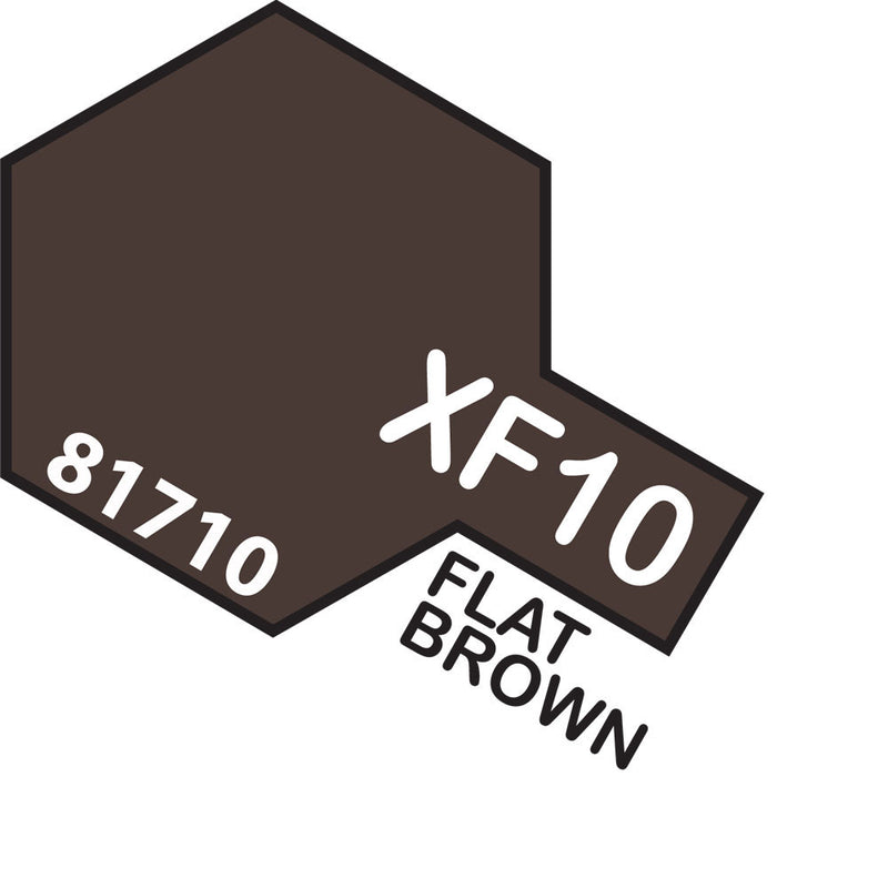 TAMIYA Acrylic Paint XF-10 Flat Brown 10ml