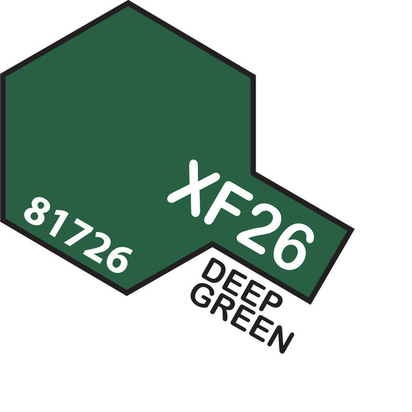 TAMIYA Acrylic Paint XF-26 Deep Green 10ml