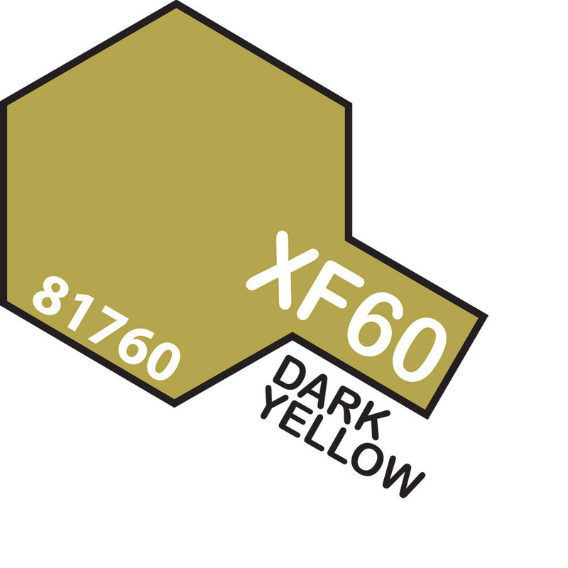 TAMIYA Acrylic Paint XF-60 Dark Yellow 10ml