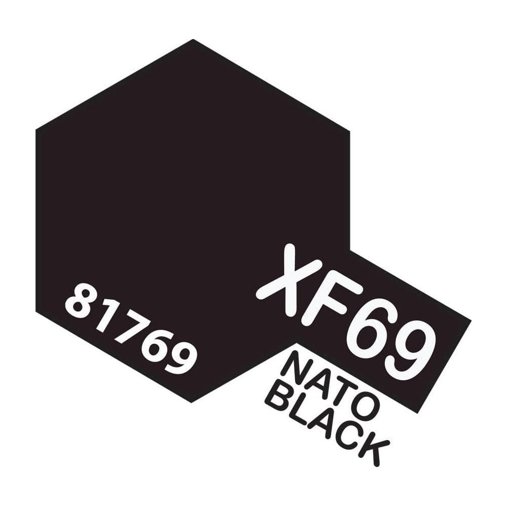 TAMIYA Acrylic Paint XF-69 NATO Black 10ml