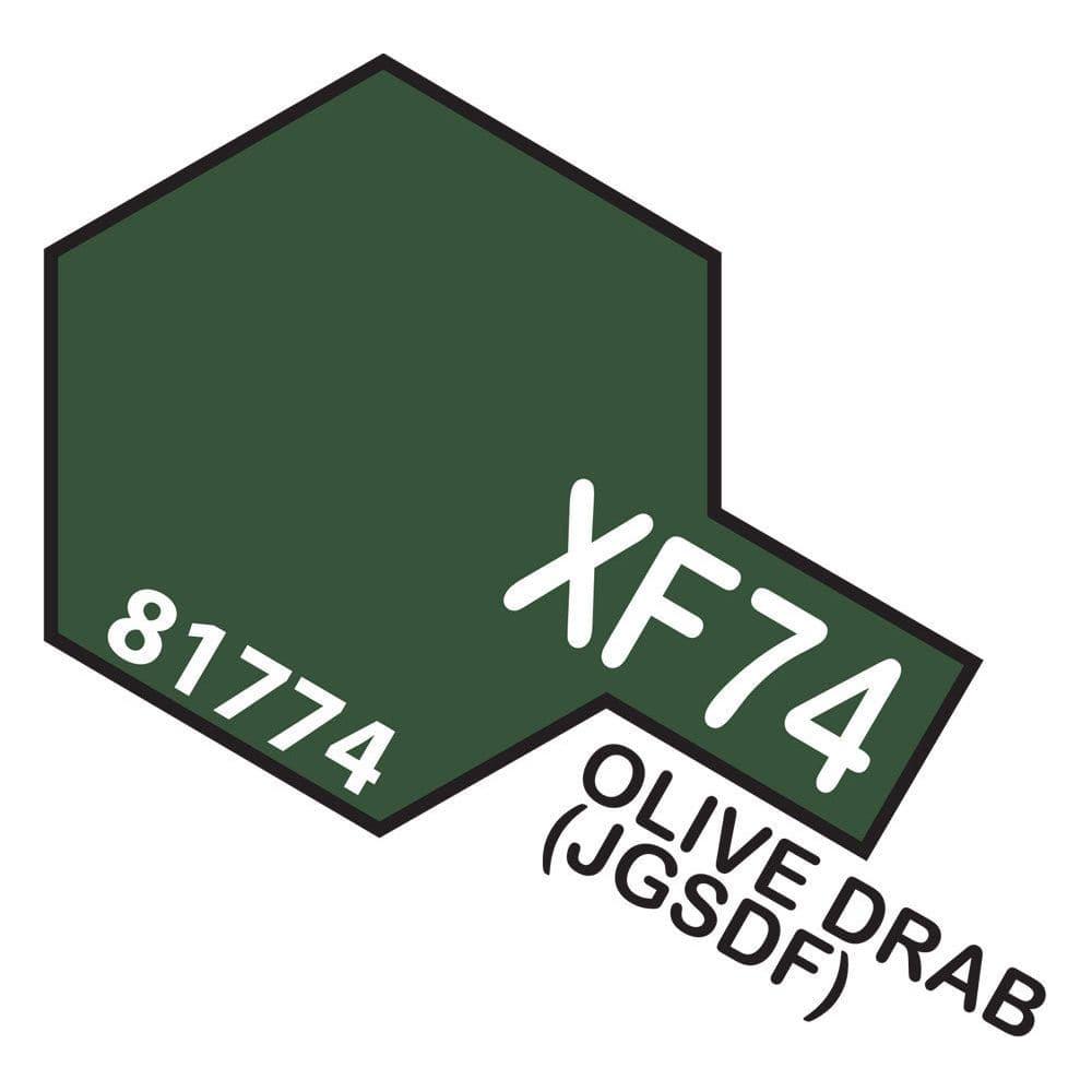 TAMIYA Acrylic Paint XF-74 Olive Drab (JGSDF) 10ml