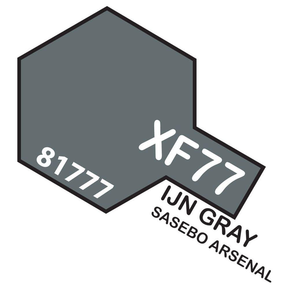 TAMIYA Acrylic Paint XF-77 IJN Grey Sasebo Arsenal 10ml