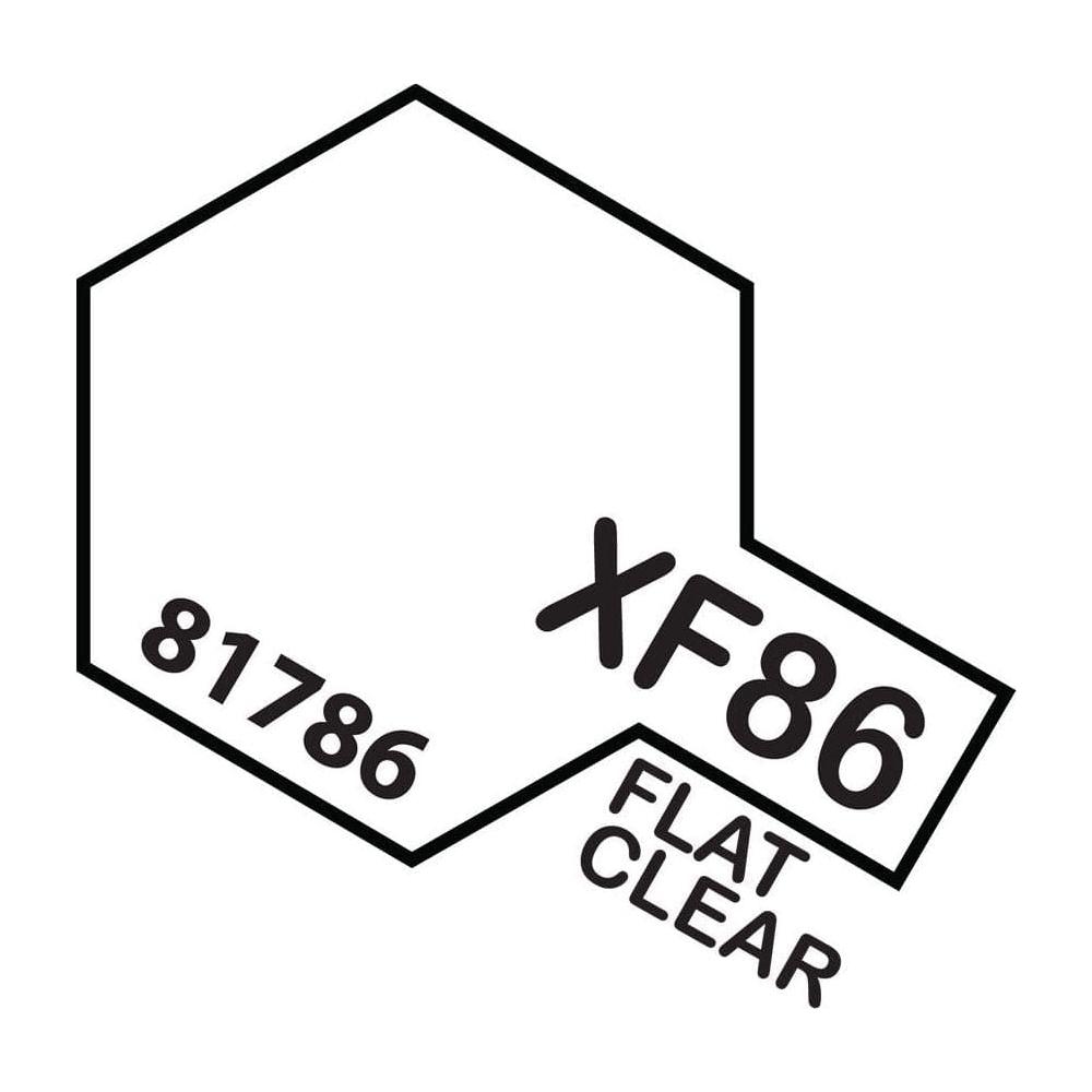 TAMIYA Acrylic Paint XF-86 Flat Clear 10ml