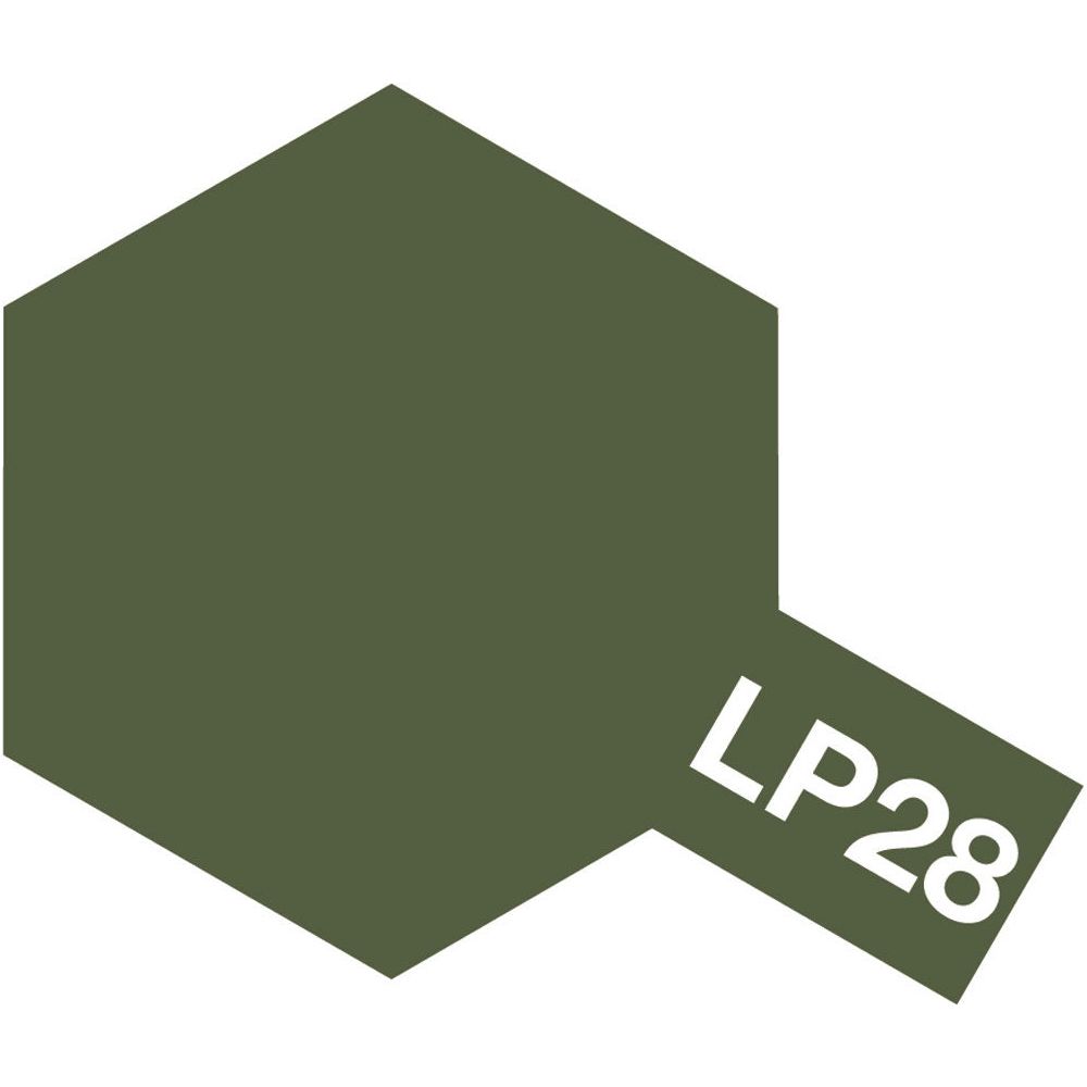 TAMIYA LP-28 Olive Drab Lacquer Paint 10ml 82128