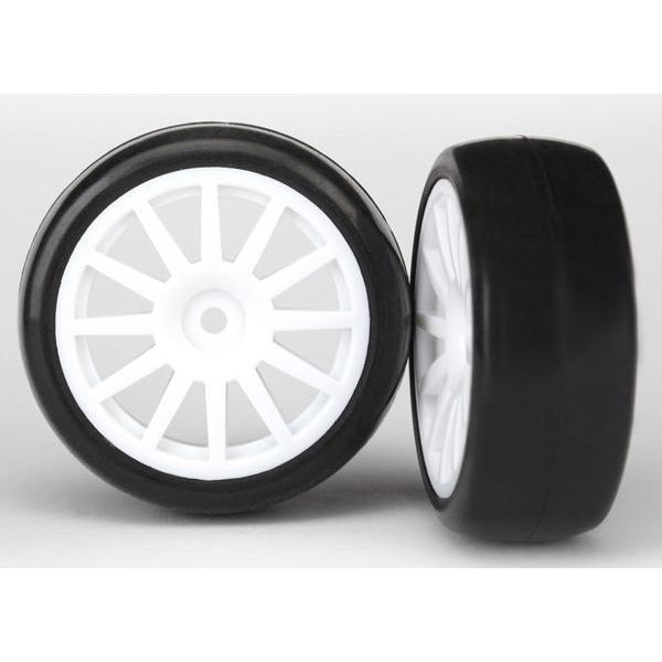 TRAXXAS Tyres & Wheels Spoke White Wheel, Slicks Tyres (757