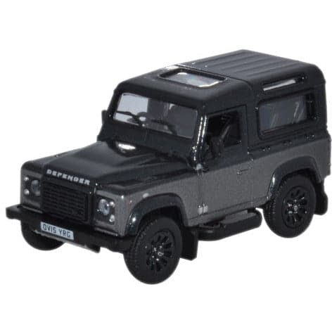 OXFORD 1/76 Land Rover Defender 90 Corris Grey Autobiography