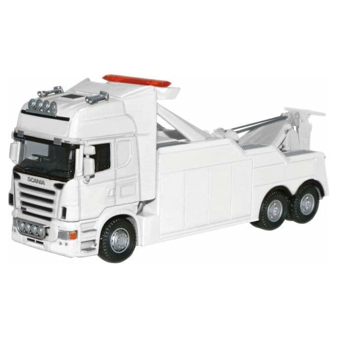 OXFORD 1/76 Scania Topline Recovery Truck White