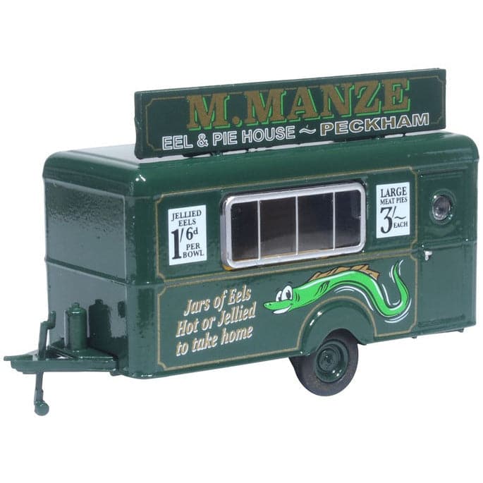 OXFORD 1/87 Mobile Trailer M Manze Jellied Eels