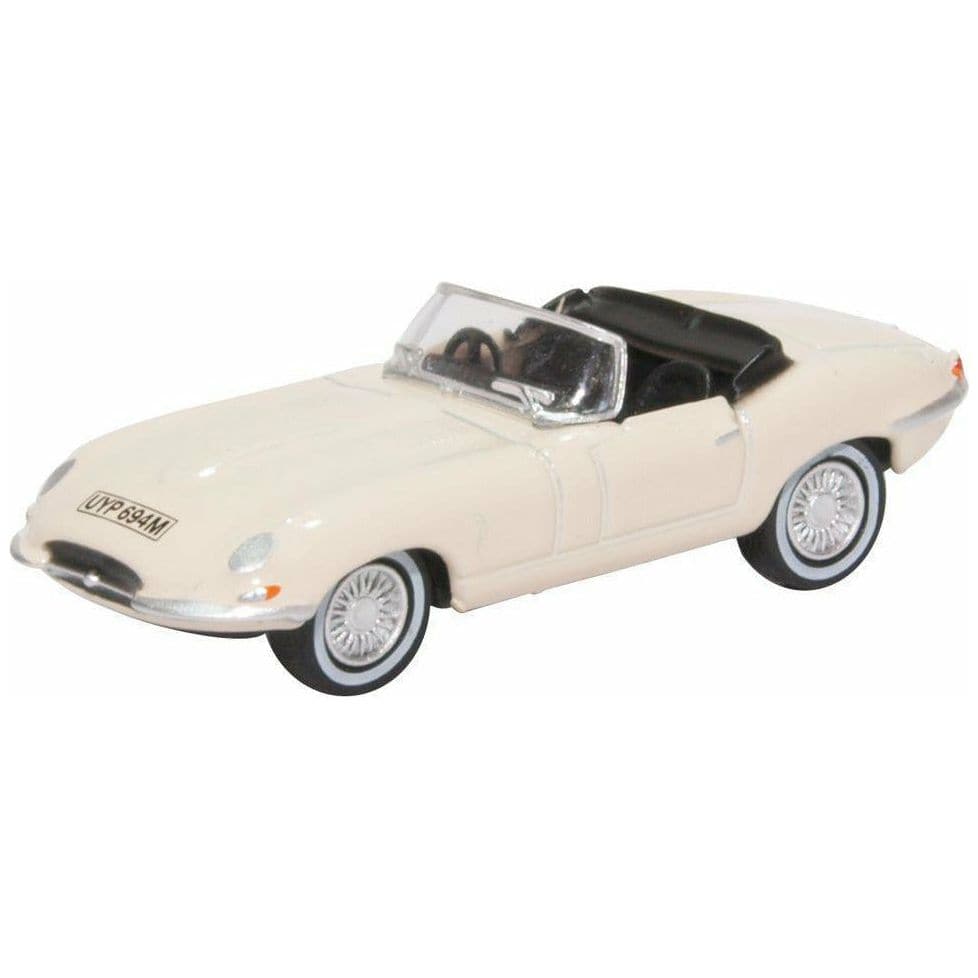OXFORD 1/76 Jaguar E Type Open Top White