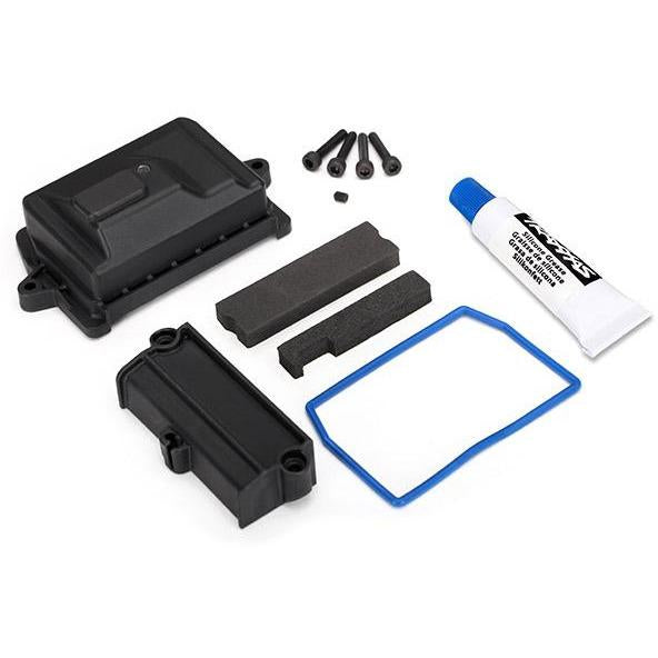 TRAXXAS Box, Receiver/with Cover/Foam PD/Grease 3 X 15CS (4
