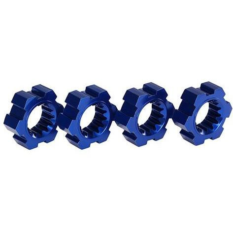 TRAXXAS Wheel Hubs, Hex, Aluminium (Blue-Anodized) (4) (775