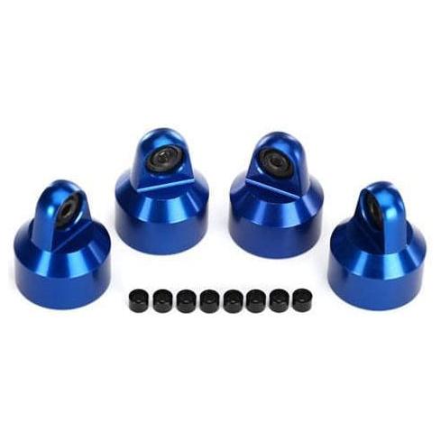 TRAXXAS Shock Caps, Aluminium (Blue) (7764A)