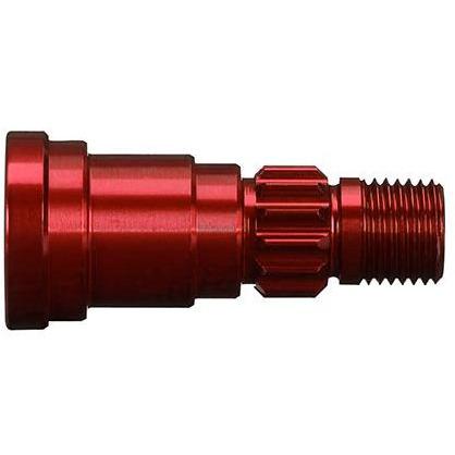 TRAXXAS Stub Axle, Alum (Red-Anodized) (1) (Use Only with #