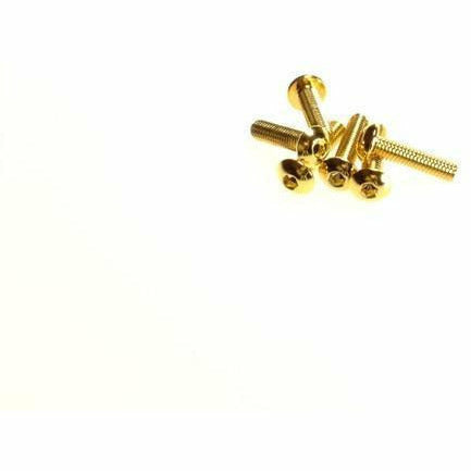 HIRO SEIKO Hex Button Screw M3x14 [Gold]