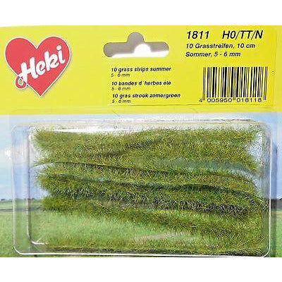 HEKI Grass Strips 100mm Summer (10pcs)