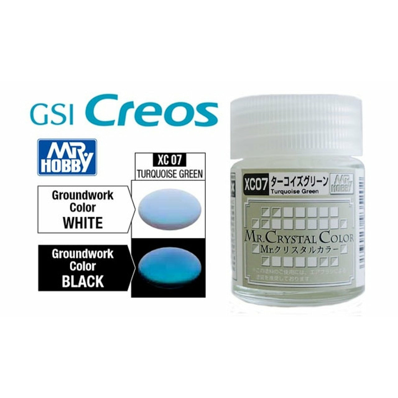 MR HOBBY Mr Crystal Color Turquoise Green - XC07