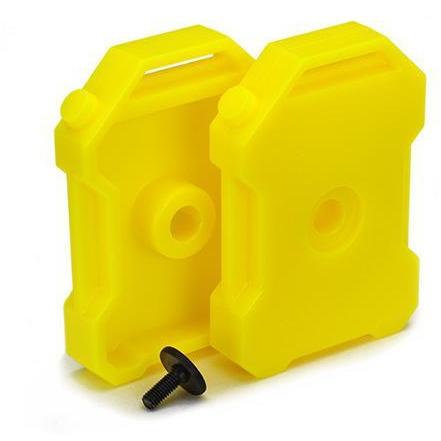 TRAXXAS Fuel Canisters (Yellow) (2)/ 3x8 FCS (1) (8022A)