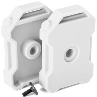 TRAXXAS Fuel Canisters (White) (2)/ 3x8 FCS (1) (8022X)