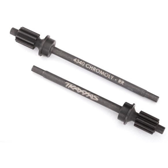TRAXXAS Axle Shaft Heavy Duty Left and Right /Portal Drive Input Gears, Rear (Machined) (2) (Assembled) (8061)