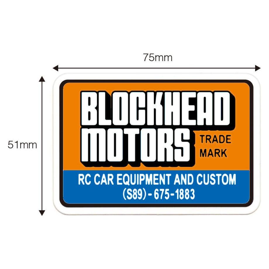 BLOCKHEAD MOTORS BH Square Logo Sticker