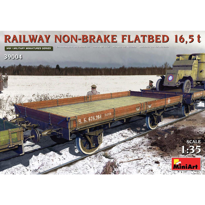 MINIART 1/35 Railway Non-Brake Flatbed 16.5t