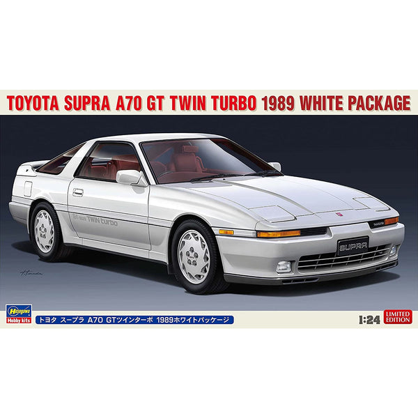 HASEGAWA 1/24 Toyota Supra A70 GT Twin Turbo 1989 White Package