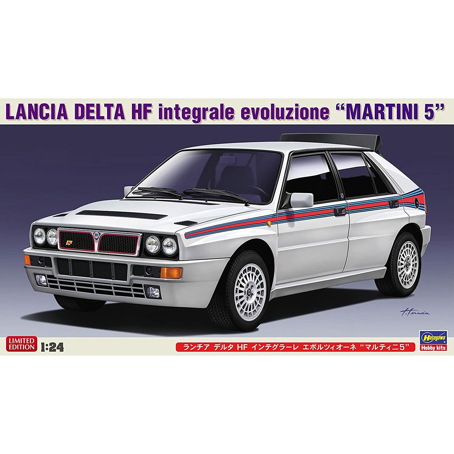 HASEGAWA 1/24 Lancia Delta HF Integrale Evoluzione "Martini 5"